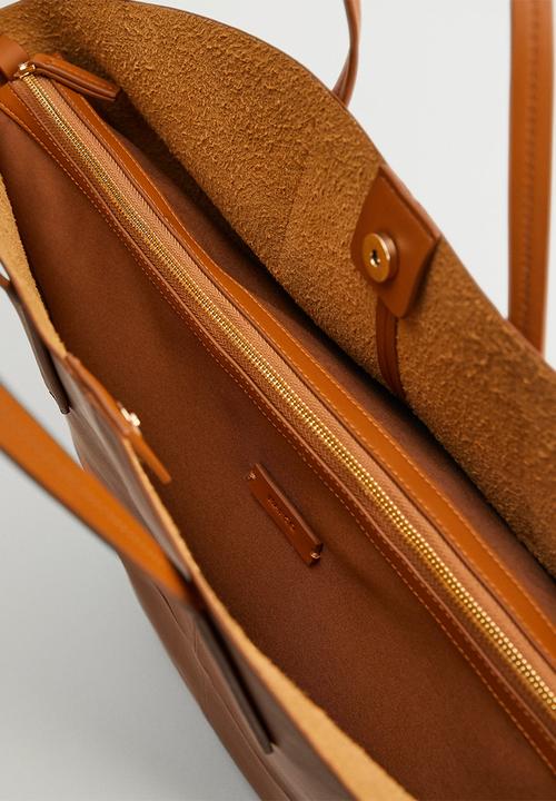 MANGO - Kobe bag - brown