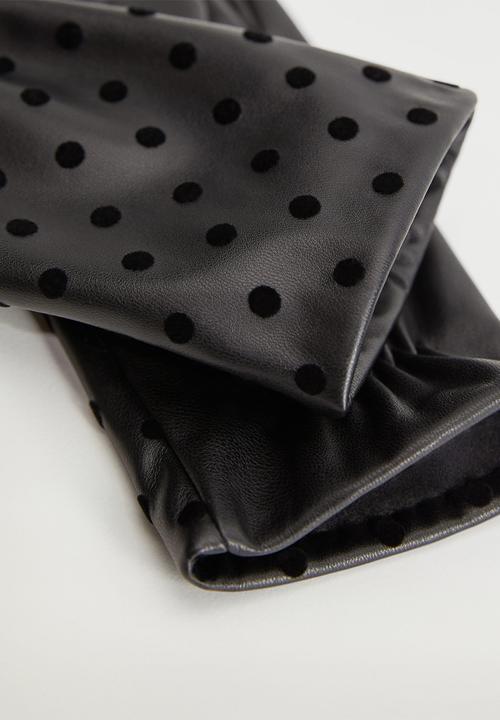 MANGO - Gloves doty - black