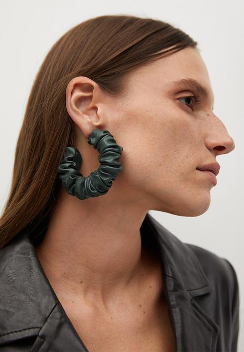 MANGO - Martha earrings  - green
