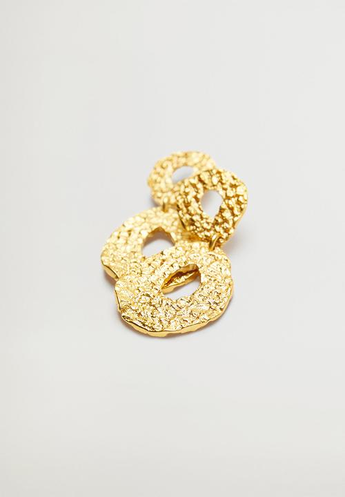 MANGO - Keret earrings  - gold