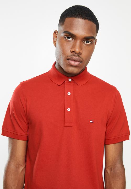 Tommy Hilfiger - Tommy slim polo - red