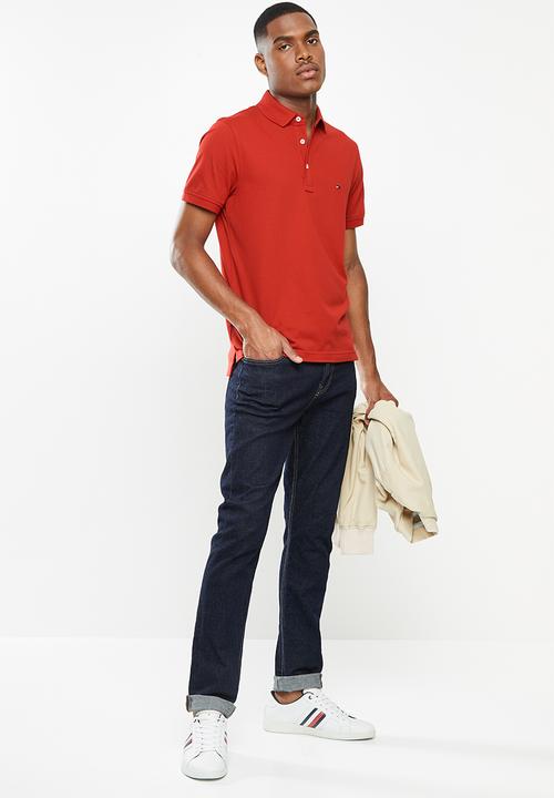 Tommy Hilfiger - Tommy slim polo - red