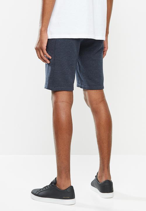 Aca Joe - Aca joe unbrushed fleece shorts - navy