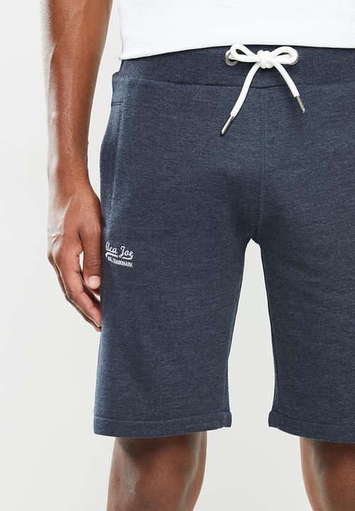 Aca Joe - Aca joe unbrushed fleece shorts - navy