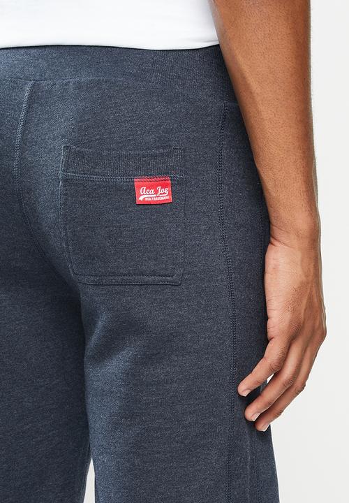 Aca Joe - Aca joe unbrushed fleece shorts - navy
