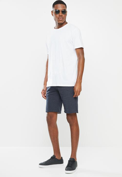 Aca Joe - Aca joe unbrushed fleece shorts - navy