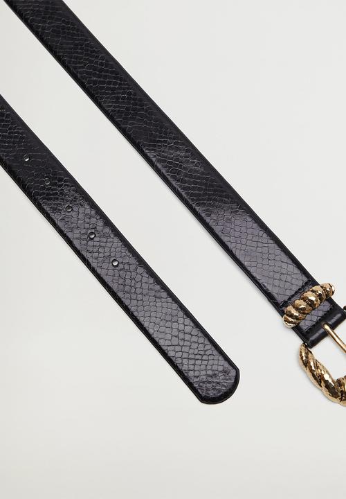 MANGO - Shell belt - black
