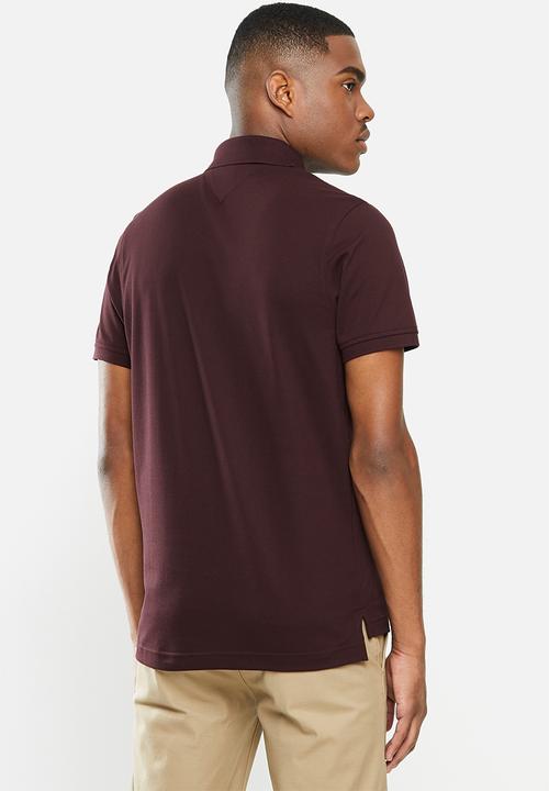 Tommy Hilfiger - Tommy slim polo - burgundy