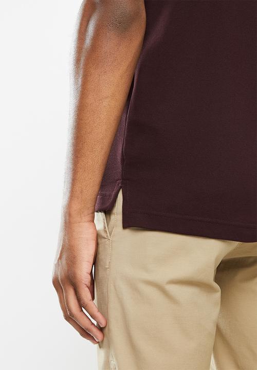 Tommy Hilfiger - Tommy slim polo - burgundy