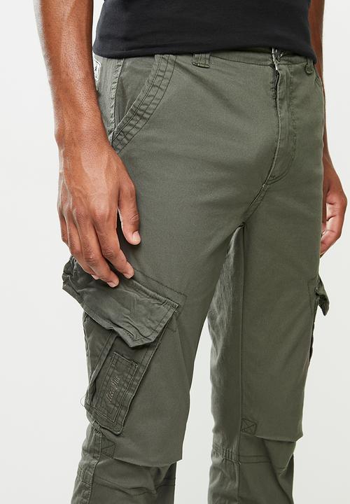 Aca Joe - Aca joe cargo pants - green 