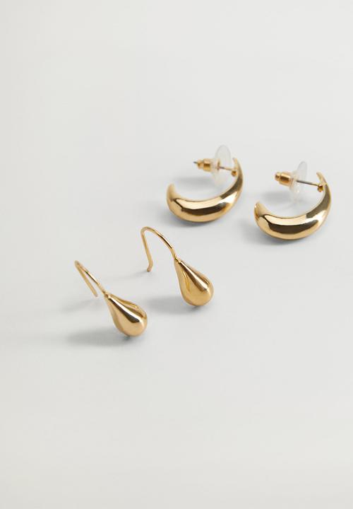MANGO - Daria earrings - gold