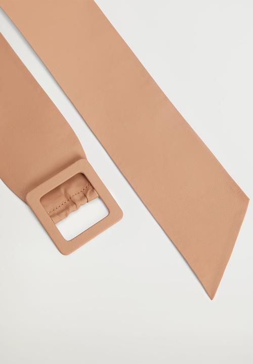 MANGO - Belt wasa - beige