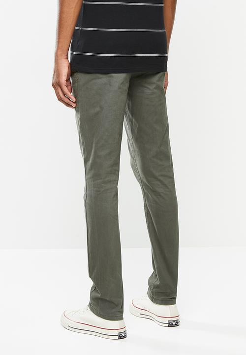 Aca Joe - Aca joe stretch chino pants - green 