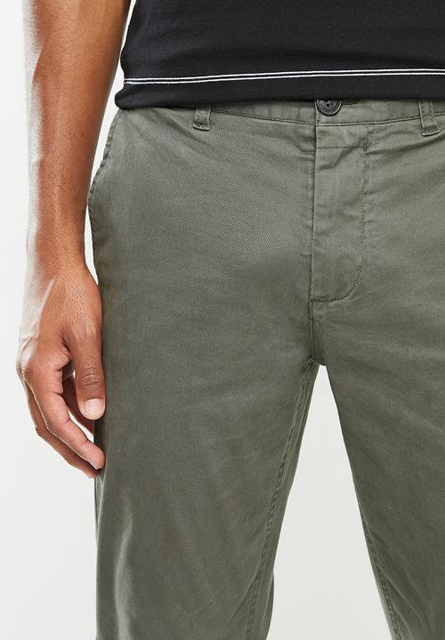 Aca Joe - Aca joe stretch chino pants - green 