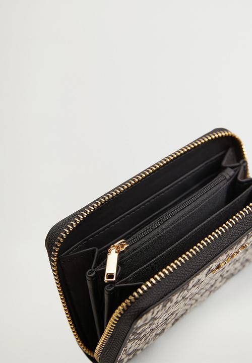 MANGO - Purse dalmata - black & white 