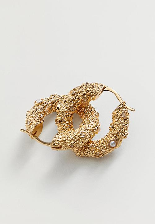 MANGO - Earrings emily - gold