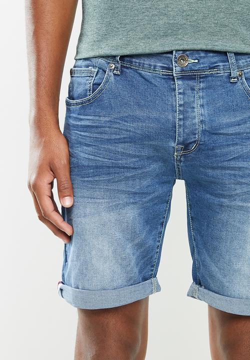 Aca Joe - Aca joe styled denim shorts - blue
