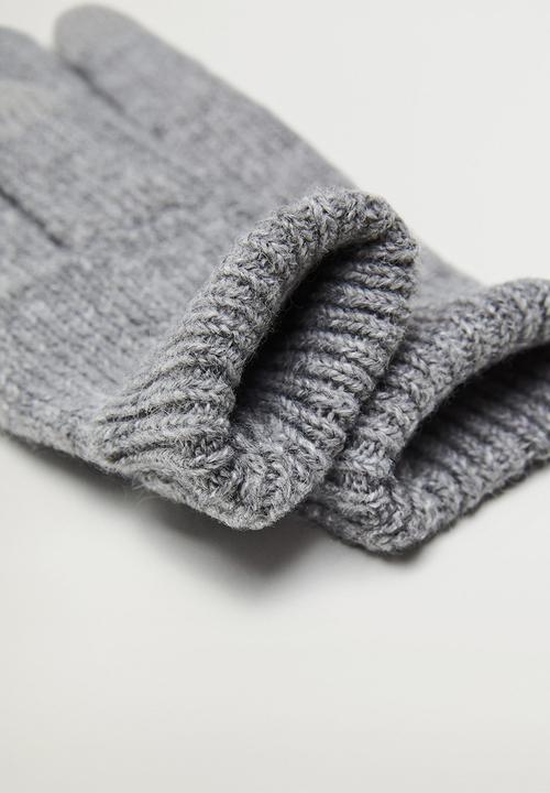 MANGO - Gloves beatriz - grey