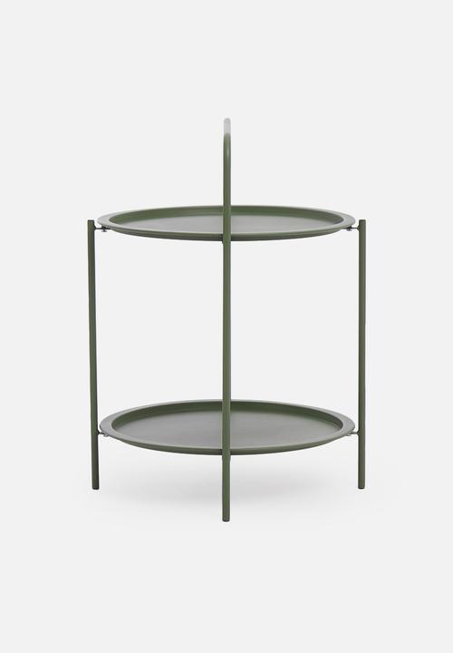 H&S - Tray side table - green