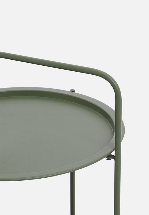 H&S - Tray side table - green