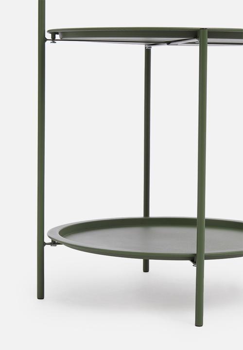 H&S - Tray side table - green