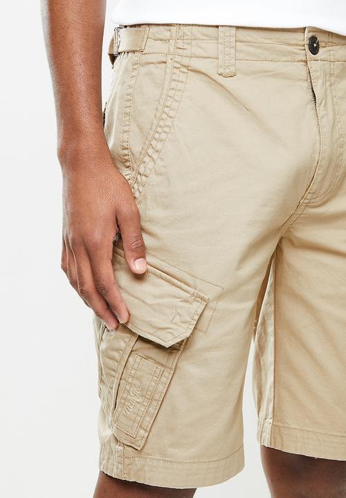 Aca Joe - Aca joe cargo shorts - beige 