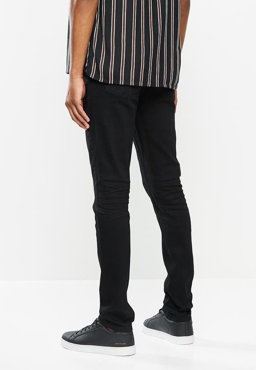 Aca Joe - Aca joe skinny fit denim jeans - black