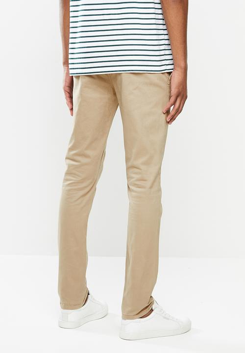 Aca Joe - Aca joe stretch chino pants - beige 