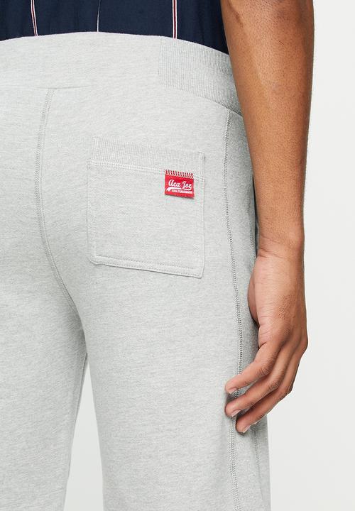 Aca Joe - Aca joe unbrushed fleece shorts - grey