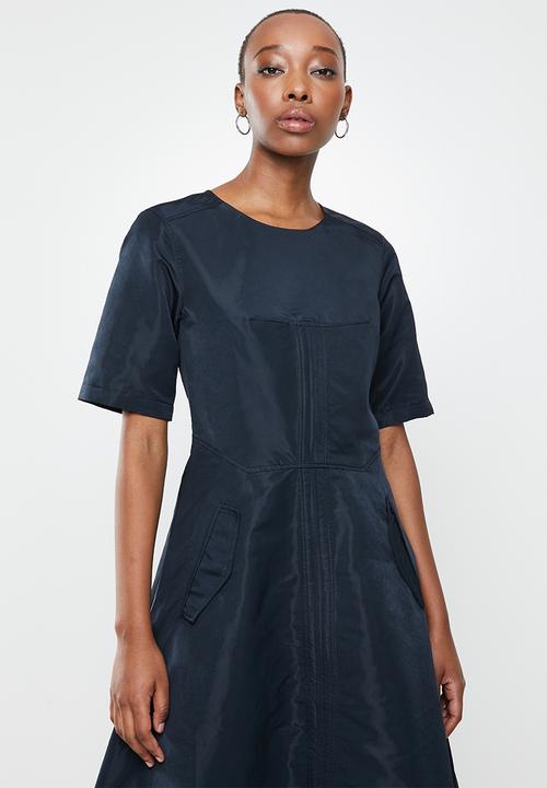 G-STAR - Fit & flare dress - mazarine blue