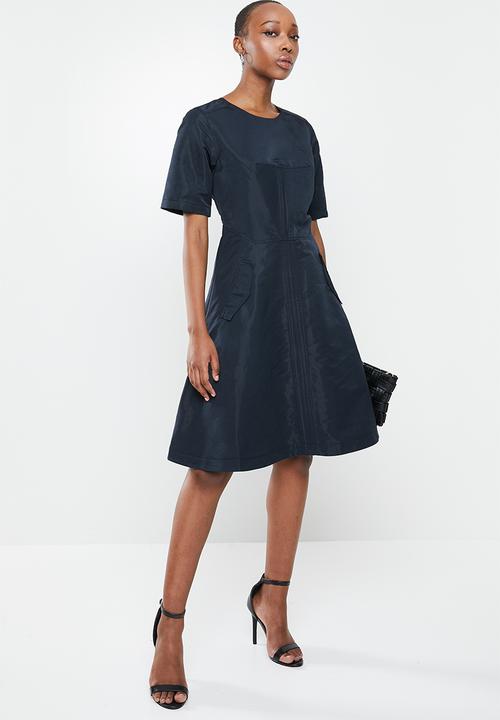 G-STAR - Fit & flare dress - mazarine blue