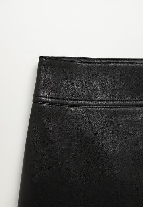 MANGO - Skirt simple - black