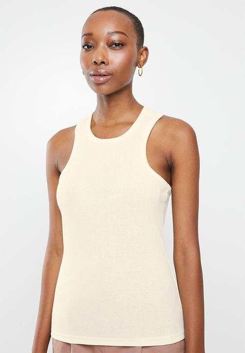 Vero Moda - Kaya sleeveless top - neutral 