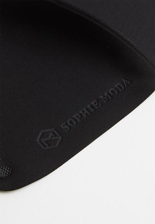 Sophie Moda - 3 pack adjustable fashion mask - black