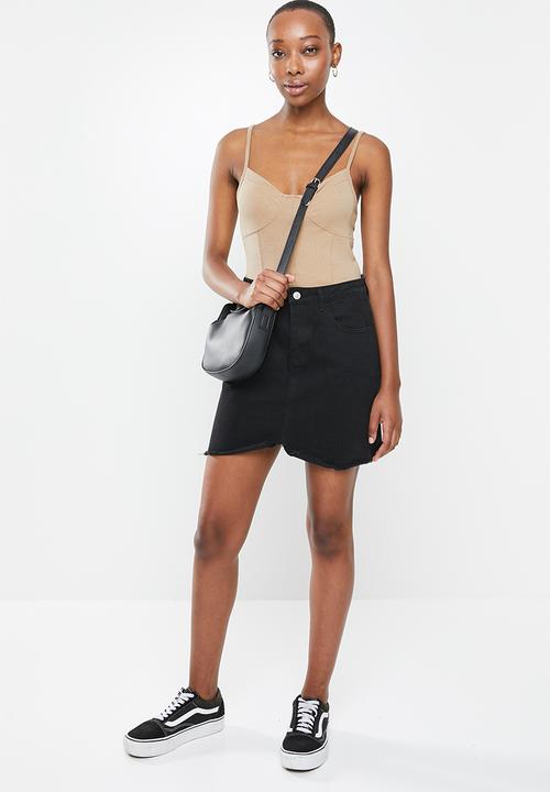 Cotton On - Brenna corset cami - stone 