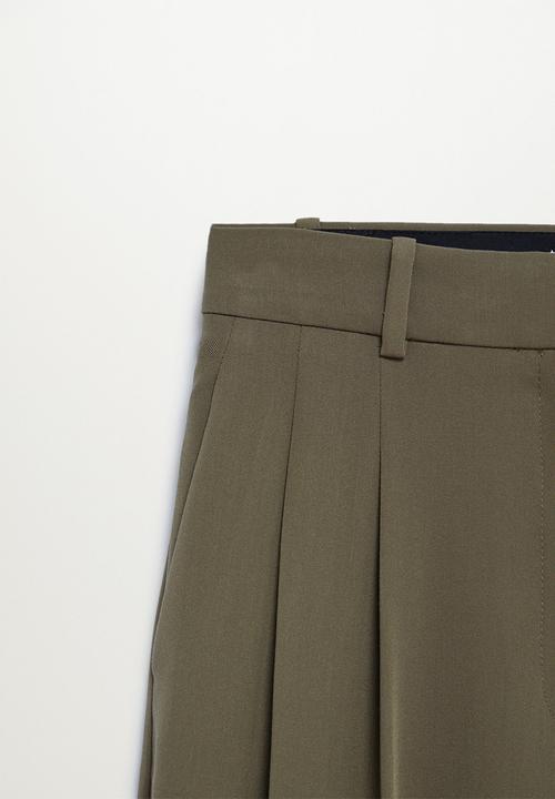 MANGO - Trousers isabel - khaki