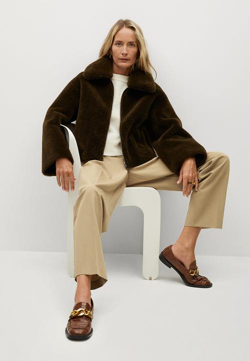MANGO - Trousers isabel - beige