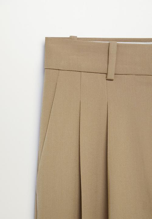 MANGO - Trousers isabel - beige