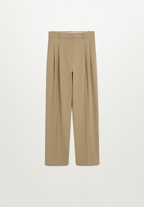 MANGO - Trousers isabel - beige