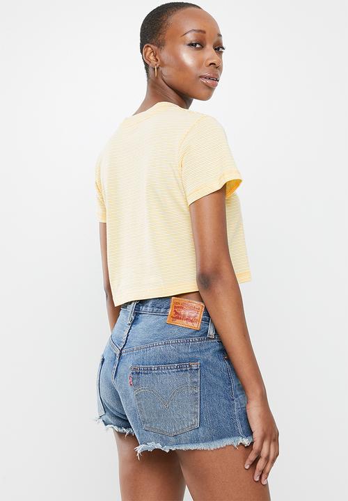 Cotton On - The baby tee - yellow & white