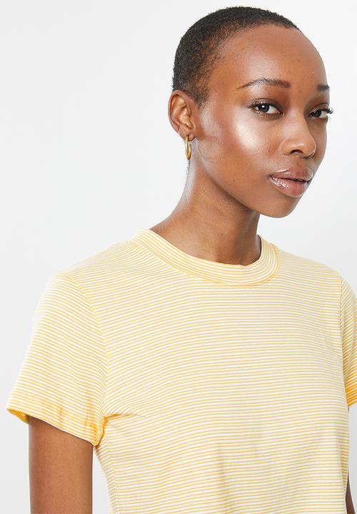Cotton On - The baby tee - yellow & white