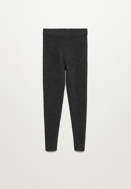 MANGO - Trousers taldora - dark grey