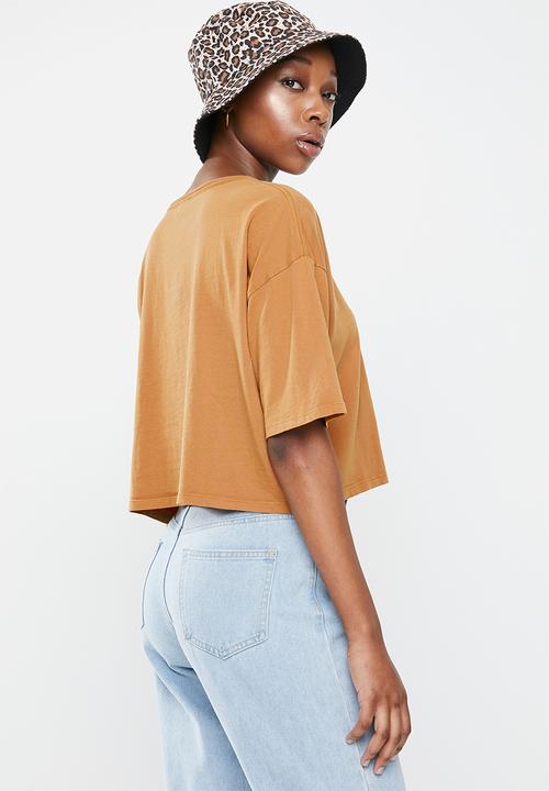 Cotton On - The slouch pocket tee - rust