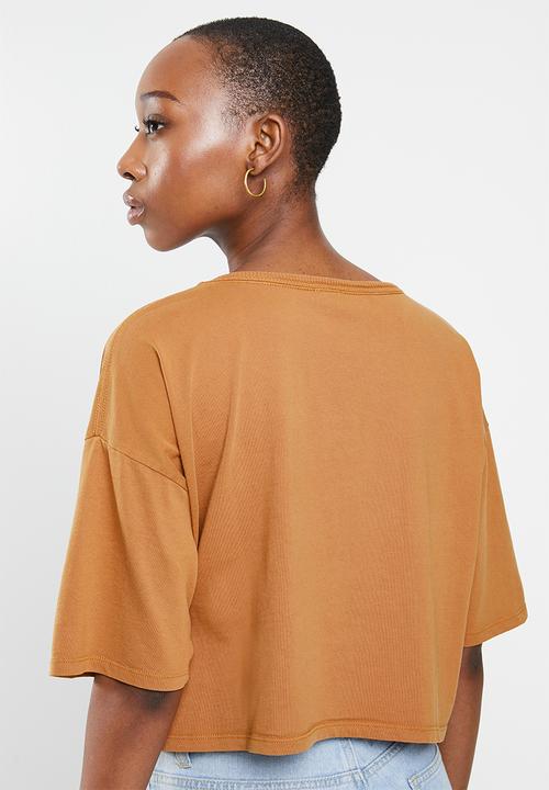 Cotton On - The slouch pocket tee - rust