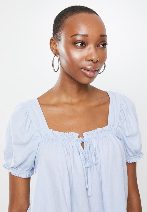 Cotton On - Babydoll blouse - pale blue