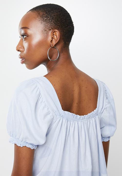 Cotton On - Babydoll blouse - pale blue