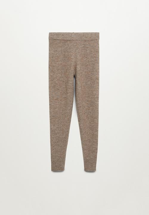 MANGO - Trousers taldora - beige