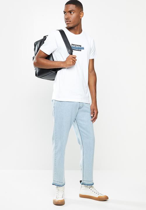 Diesel  - T-diegos-x40 T-shirt - white