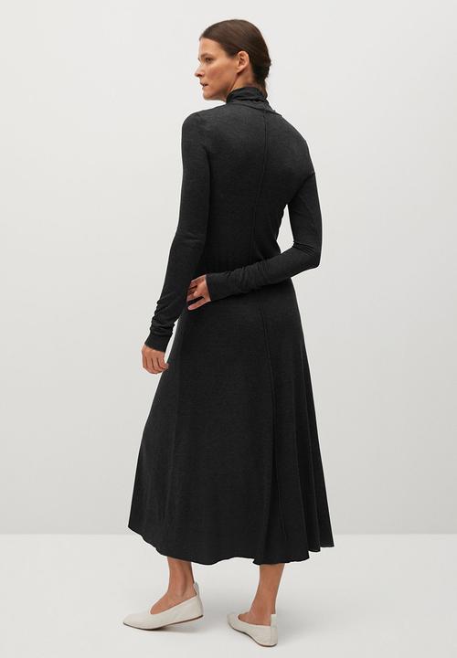 MANGO - Dress almi - dark grey