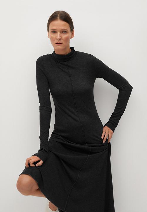 MANGO - Dress almi - dark grey